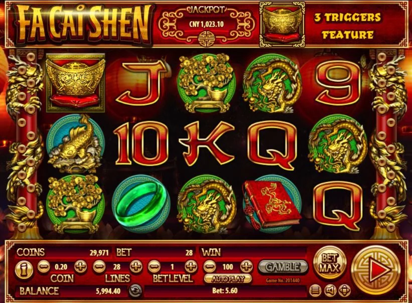 Hoki Bonus Besar Dewa Rezeki Tersohor Fa Cai Shen Online