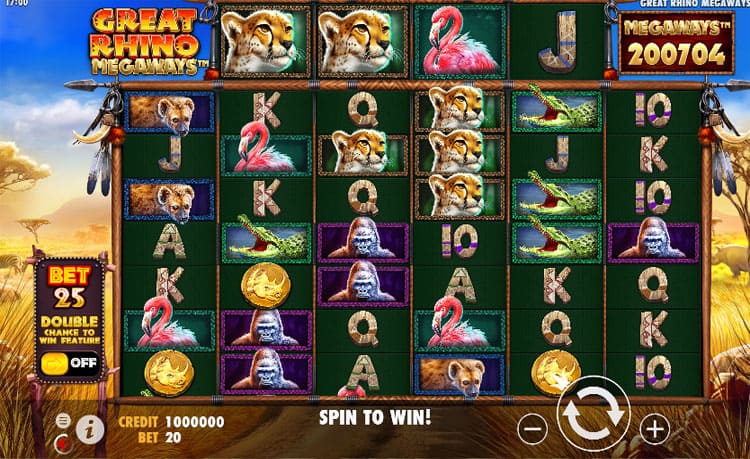 Liar dan Seru! Great Rhino Megaways Banyak Bonus Menggila